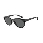 Emporio Armani Stiliga solglasögon i mörkgrå Black, Dam