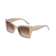 Jimmy Choo Beige Brun Gradient Solglasögon Modell Jc5001B Beige, Unise...