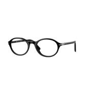 Persol Stiliga Svarta Solglasögon Black, Unisex