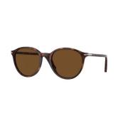 Persol Klassiska Polariserade Bruna Solglasögon Brown, Dam