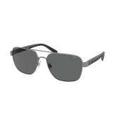 Polo Ralph Lauren Stiliga solglasögon med gråa linser Gray, Unisex