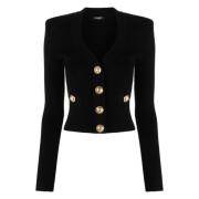 Balmain Cardigan Black, Dam