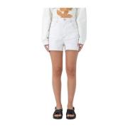Marni Vita Denim Shorts White, Dam