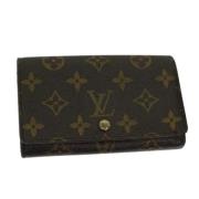 Louis Vuitton Vintage Pre-owned Canvas kuvertvskor Brown, Dam