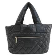 Chanel Vintage Pre-owned Canvas chanel-vskor Black, Dam