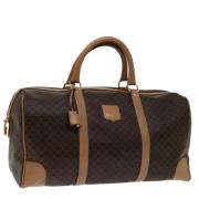 Celine Vintage Pre-owned Laeder handvskor Brown, Dam