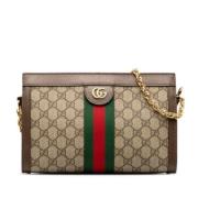 Gucci Vintage Pre-owned Canvas gucci-vskor Beige, Dam