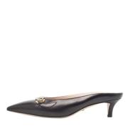 Gucci Vintage Pre-owned Laeder mules Black, Dam