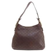 Gucci Vintage Pre-owned Canvas gucci-vskor Brown, Dam