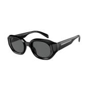 Emporio Armani Stiliga solglasögon i mörkgrå Black, Herr