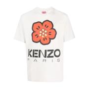 Kenzo Vit Blomma T-shirt och Polo White, Herr