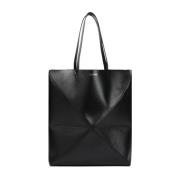 Loewe Puzzle Fold Large Tote Väska Black, Herr