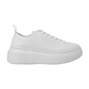 Armani Exchange Vita Läder Slip-On Sneakers White, Dam