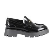 Alexander Wang Klassiska Lug Loafer Skor Black, Dam