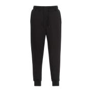 Schott NYC Svart Fleece Jogger Byxor Jess Black, Herr