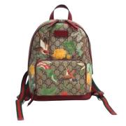 Gucci Vintage Pre-owned Canvas ryggsckar Multicolor, Dam