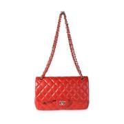 Chanel Vintage Pre-owned Laeder chanel-vskor Red, Dam