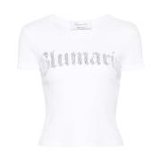 Blumarine Snygga Dam T-shirts Polos White, Dam