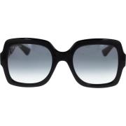 Gucci Gradient linser solglasögon ikonisk stil Black, Dam