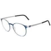 Silhouette Blå Silver Glasögonbågar Fullrim 2906 Blue, Unisex