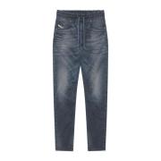 Diesel Klassiska Denim Jeans för vardagsbruk Blue, Herr