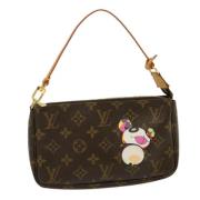 Louis Vuitton Vintage Pre-owned Canvas kuvertvskor Brown, Dam