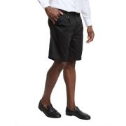 Paolo Pecora Svarta Casual Shorts, Höj Din Look Black, Herr