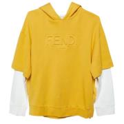 Fendi Vintage Pre-owned Tyg toppar Yellow, Dam