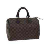 Louis Vuitton Vintage Pre-owned Canvas louis-vuitton-vskor Brown, Dam