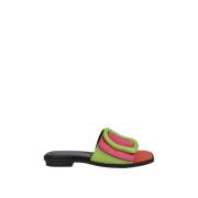 Noa Harmon Färgglad Platta Sandal Ville Multicolor, Dam