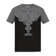 Vivienne Westwood Tryckt T-shirt Gray, Herr