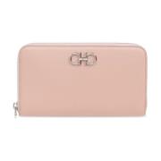 Salvatore Ferragamo Läderplånbok Pink, Dam