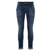 Dondup Denim Skinny Byxor med Logo Blue, Herr