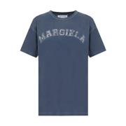 Maison Margiela Blå T-shirts & Polos för kvinnor Blue, Dam