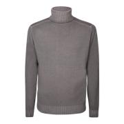 Dell'oglio Beige Stickat Aw23 Gray, Herr