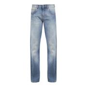 Mauro Grifoni Straight Leg Jeans Blue, Dam