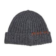 Marni Fashionable Hat Models Gray, Herr