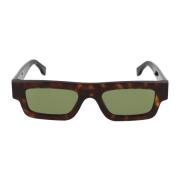 Retrosuperfuture Rektangulära solglasögon Colpo Brown, Unisex