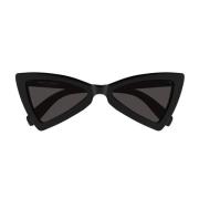 Saint Laurent Modernt geometriskt solglasögon Black, Dam