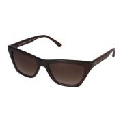 Emporio Armani Stiliga solglasögon 0Ea4169 Brown, Dam