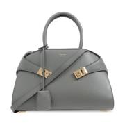 Salvatore Ferragamo Kram Skuldväska Gray, Dam