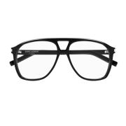 Saint Laurent Vintage Pilotglasögon Black, Unisex