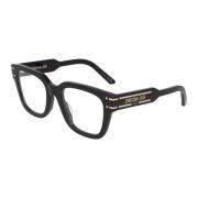 Dior Signatur Fyrkantiga Glasögon Black, Unisex