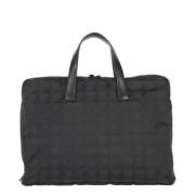 Chanel Vintage Pre-owned Nylon chanel-vskor Black, Dam