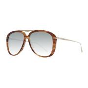 Scotch & Soda Brun Aviator Solglasögon med Gradientglas Brown, Herr