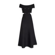 Alexander McQueen Maxi Dresses Black, Dam