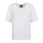 Dsquared2 Stiliga T-shirts för Män och Kvinnor White, Dam