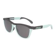 Oakley Sportiga Fyrkantiga Solglasögon Gray, Unisex