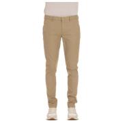 PT Torino Beige Bomull Wonder Fit Byxor Beige, Herr