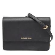 Michael Kors Pre-owned Pre-owned Laeder crossbodyvskor Black, Dam